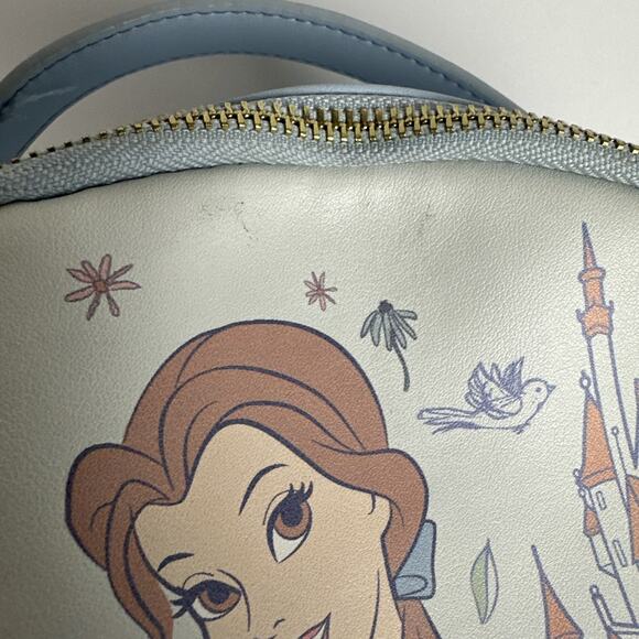 Disney Beauty and the Beast Mini Backpack Princess Belle Floral Danielle Nicole - Picture 11 of 11
